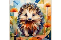 Quiltberry Farm Notecard – Baby Skunk