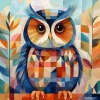 Quiltberry Farm Notecard – Baby Owl