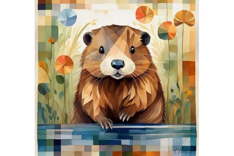 Quiltberry Farm Notecard – Baby Hedgehog