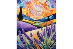 Quiltberry Farm Notecard – Quilted Meadow & Flowers
