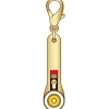 Quilter Script Enamel Zipper Pull Charm