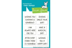Rainbow Sentiments Stamp Set