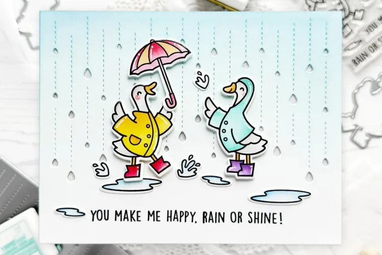 Rainy Day Backdrop: Landscape Die