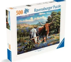 Ravensburger Loving Longhorns Puzzle – 500 Piece
