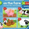 Ravensburger On the Farm Puzzle – 4 Puzzles