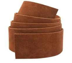 Realeather Crafts Suede Strip – Medium Brown