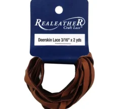 Realeather Deerskin Lace – 3/16-inch x 2-yard – Saddletan