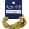 Realeather Deerskin Lace – 3/16-inch x 2-yard – Buckskin