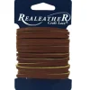 Realeather Latigo Lace – 1/8-inch x 4-yard – Medium Brown