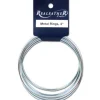 Realeather Metal Rings – 3-inch – Silver – 6 Piece