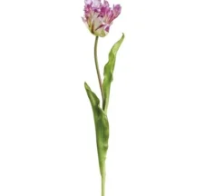 20″ Real Touch Tulip Spray, Cream
