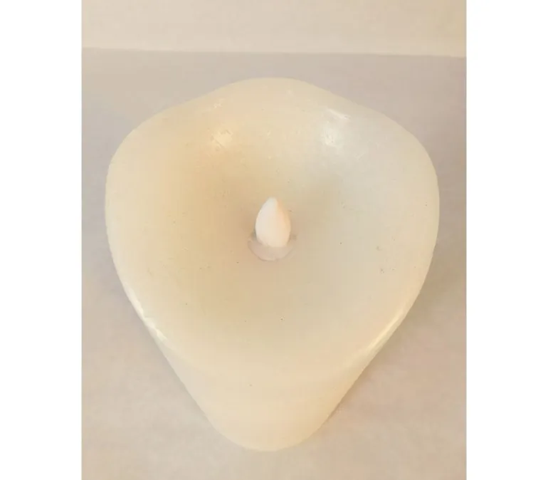 Real Wax Flameless Candle – 4-inch x 7-inch