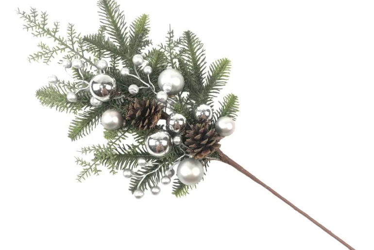32″ Red Jingle Bell Spray