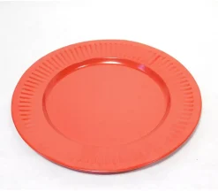 Red Metal Plate
