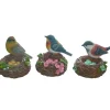 Resin Bird on Rock – 1 Bird – Style/Color Shipped is Randomly Picked