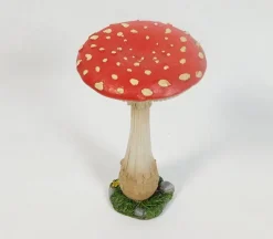 Resin Mushroom with Flat Top – 6.5-inch Tall