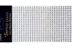 Rhinestone Dot Stickers – 4mm – Clear