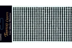 Rhinestone Dot Stickers – 6mm – Dark Purple