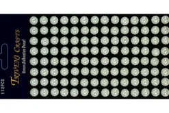 Rhinestone Dot Stickers – 4mm – Dark Purple