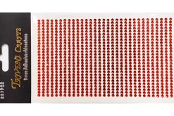 Rhinestone Dot Stickers – 6mm – Jet Black