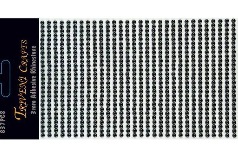Rhinestone Dot Stickers – 6mm – Light Pink