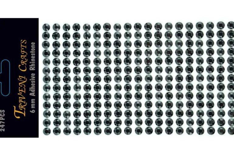 Rhinestone Dot Stickers – 6mm – Light Pink