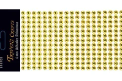 Rhinestone Dot Stickers – 6mm – Light Pink