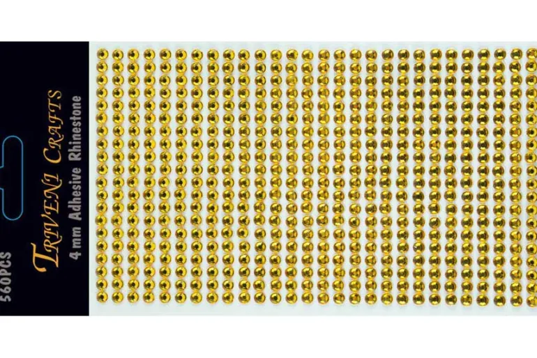 Rhinestone Dot Stickers – 6mm – Light Pink