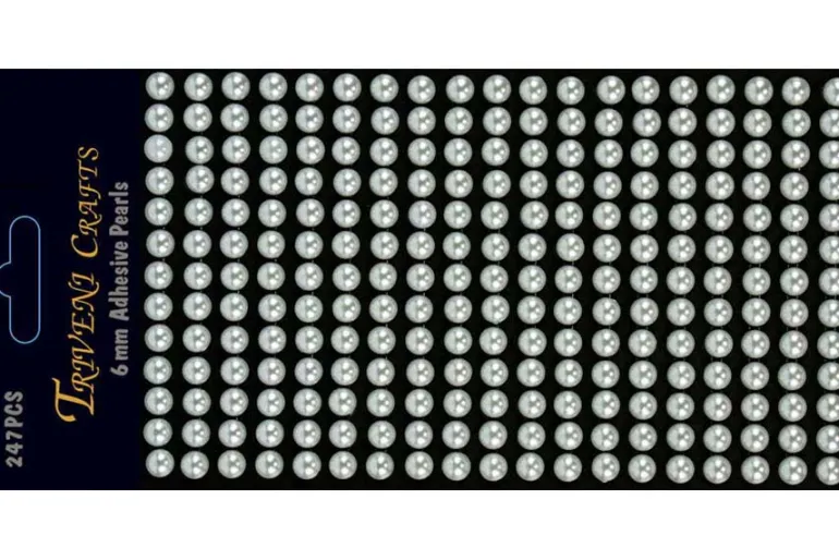 Rhinestone Dot Stickers – 6mm – Light Pink