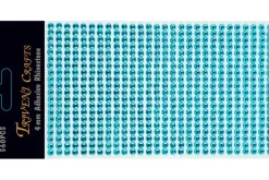 Rhinestone Dot Stickers – 6mm – Light Pink