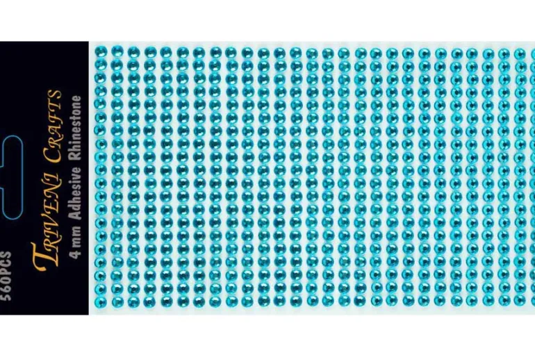 Rhinestone Dot Stickers – 6mm – Light Pink