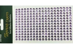 Rhinestone Dot Stickers – 6mm – Light Pink