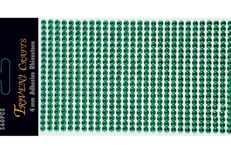 Rhinestone Dot Stickers – 6mm – Red