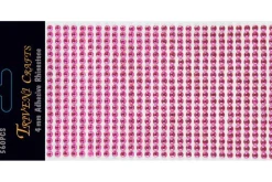 Rhinestone Dot Stickers – 6mm – Red
