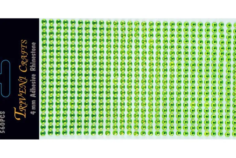 Rhinestone Dot Stickers – 6mm – Red