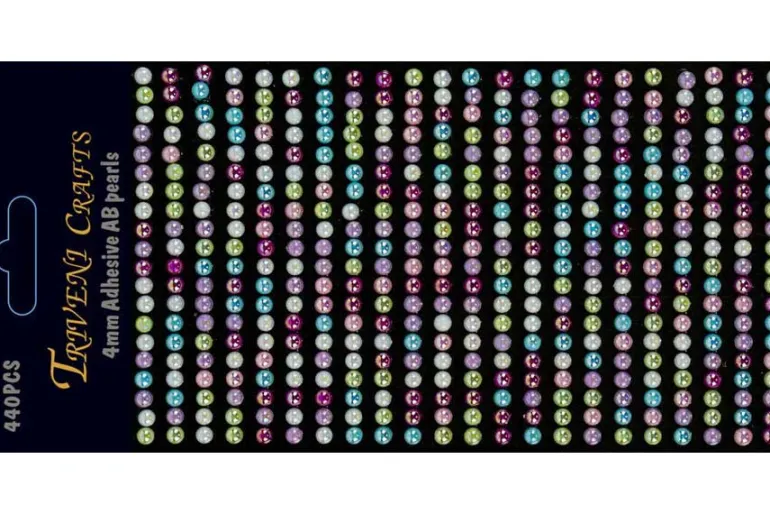 Rhinestone Dot Stickers – 6mm – Red
