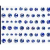 Rhinestone Dot Stickers – 4mm – Sapphire