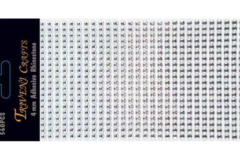 Rhinestone Dot Stickers – 4mm – Sapphire