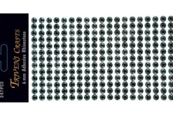 Rhinestone Facet Stickers – 6-10mm – Red