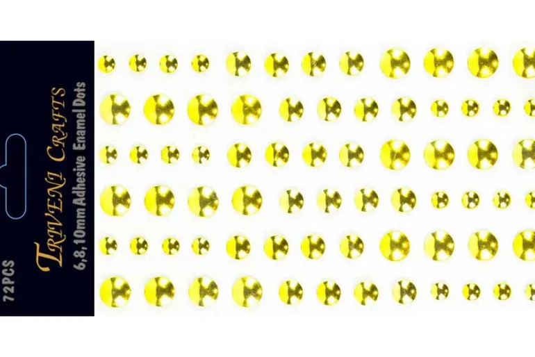 Rhinestone Facet Stickers – 6-10mm – Clear