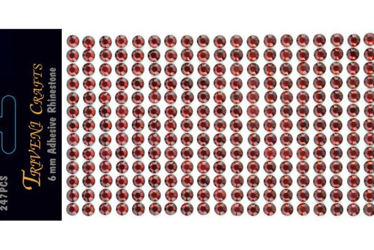 Rhinestone Facet Stickers – 6-10mm – Clear