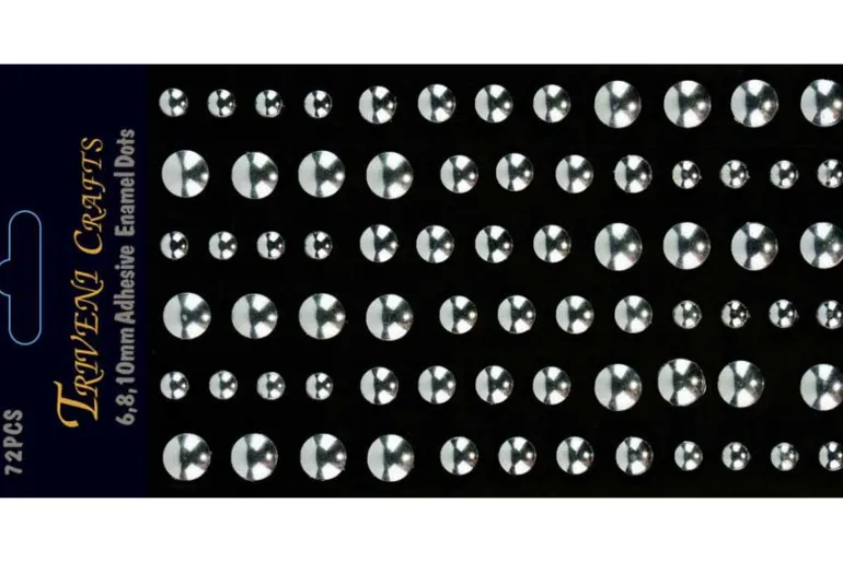 Rhinestone Facet Stickers – 6-10mm – Clear