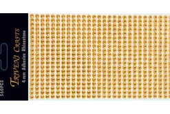 Rhinestone Facet Stickers – 6-10mm – Iridescent