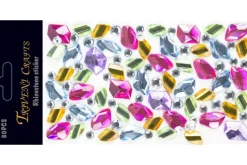 Rhinestone Nuggets Stickers – Clear