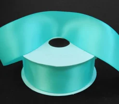 Ribbon – Aqua Double Face Satin 1.5-inch