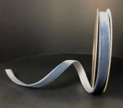 Ribbon – Blue Vintage Velvet 3/8-inch