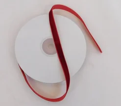 Ribbon – Burgundy Woven Vintage Velvet