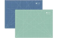 Riley Blake Aqua/Cloud White 18-in x 24-in Reversible Cutting Mat