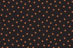 Riley Blake Halloween Orange and Black Pindot on White