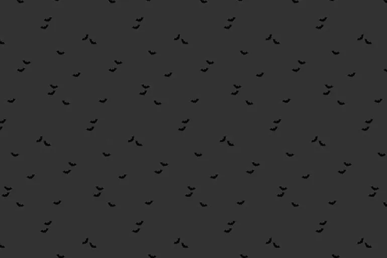 Riley Blake Halloween Orange and Black Pindot on White